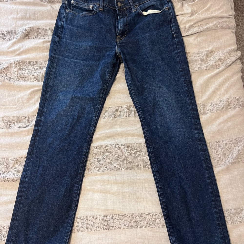 J Crew 31x30 straight blue denim
